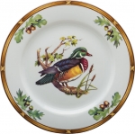 Game Birds Wood Duck Luncheon Plate 
